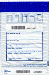 Safebags Sicherheitsbeutel fuer Geld- und Werttransport GrößeM